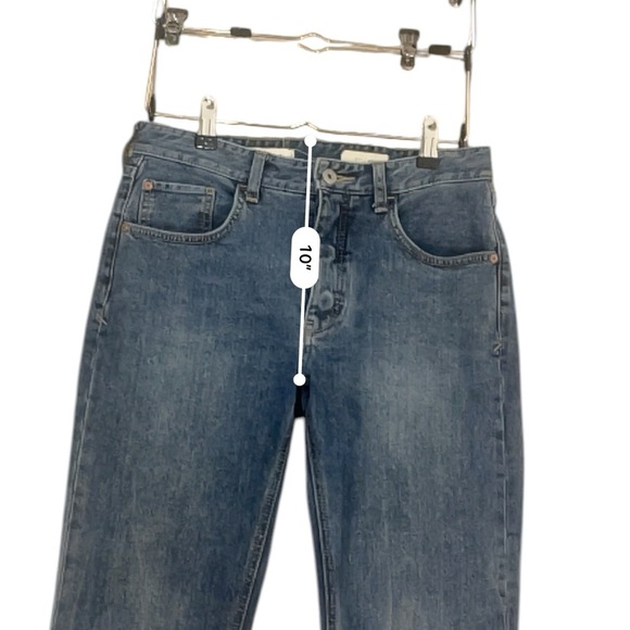 Anthropologie Pilcro cropped flare two tone jeans 26 - Picture 5 of 9